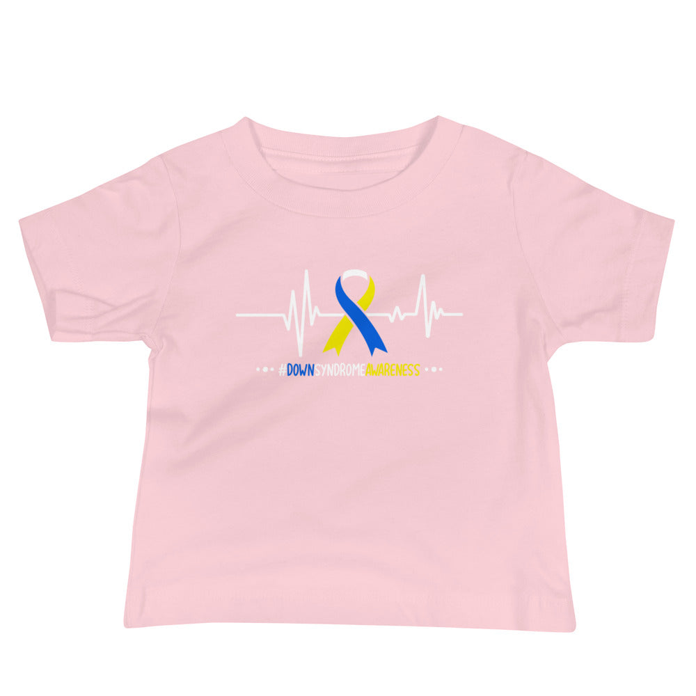 Down Syndrome Awareness Quality Cotton Bella Canvas Baby T-Shirt