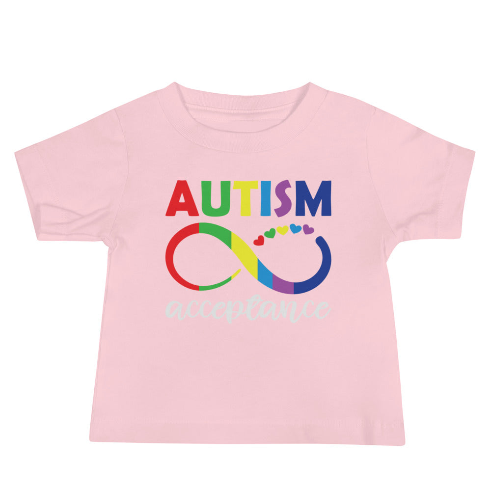 Autism Acceptance Together Quality Cotton Bella Canvas Baby T-Shirt