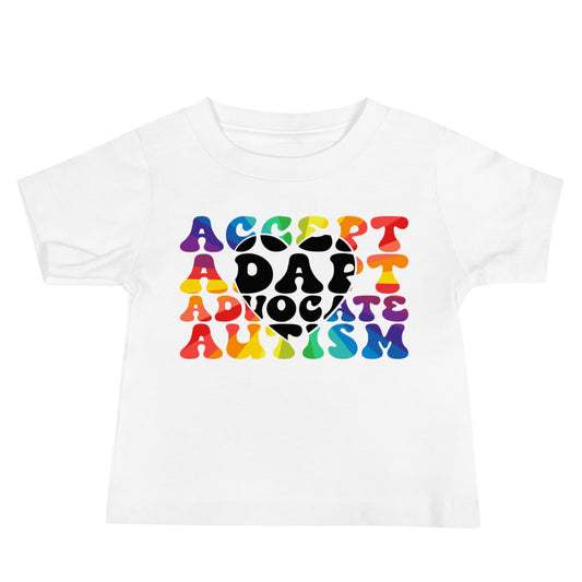 Autism Acceptance Together Quality Cotton Bella Canvas Baby T-Shirt