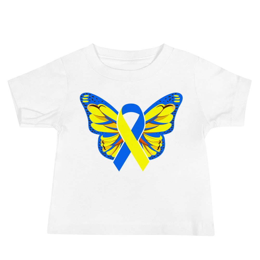 Down Syndrome Awareness Quality Cotton Bella Canvas Baby T-Shirt