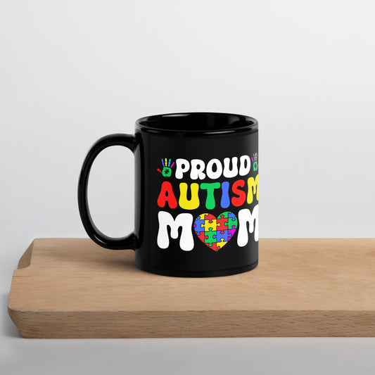 Proud Autism Mom Ceramic Coffee Mug