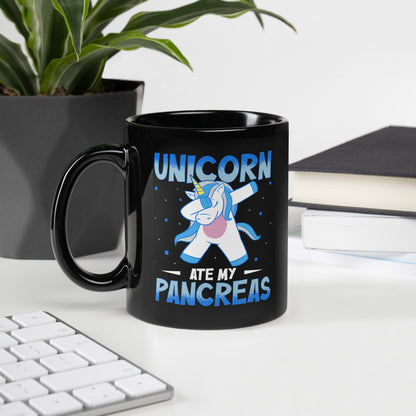 Unicorn Ate My Pancreas Diabetes Awareness Ceramic Coffee Mug