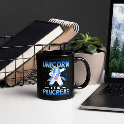 Unicorn Ate My Pancreas Diabetes Awareness Ceramic Coffee Mug