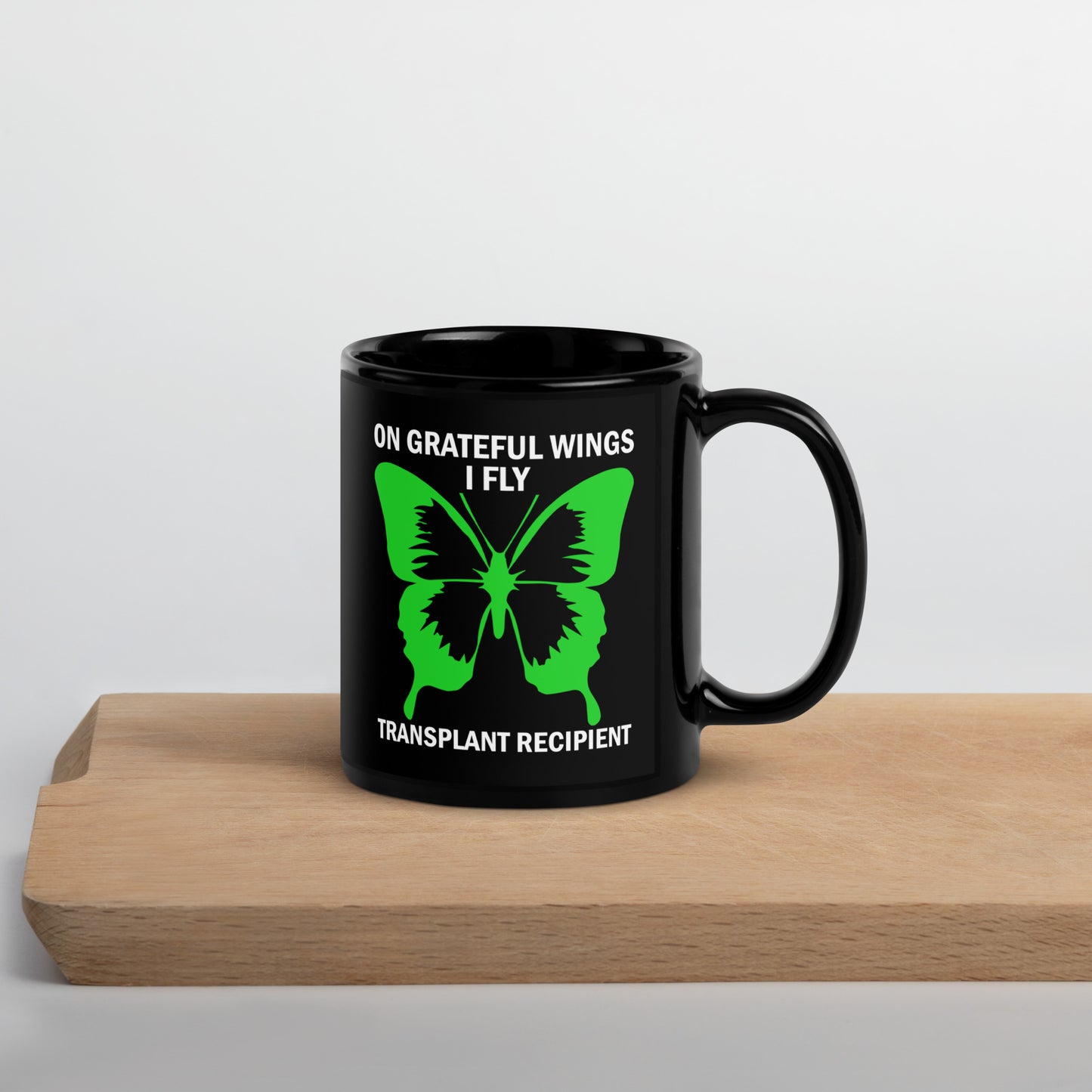 On Grateful Wings I Fly Kidney Recipient Ceramic Coffee Mug