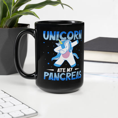 Unicorn Ate My Pancreas Diabetes Awareness Ceramic Coffee Mug