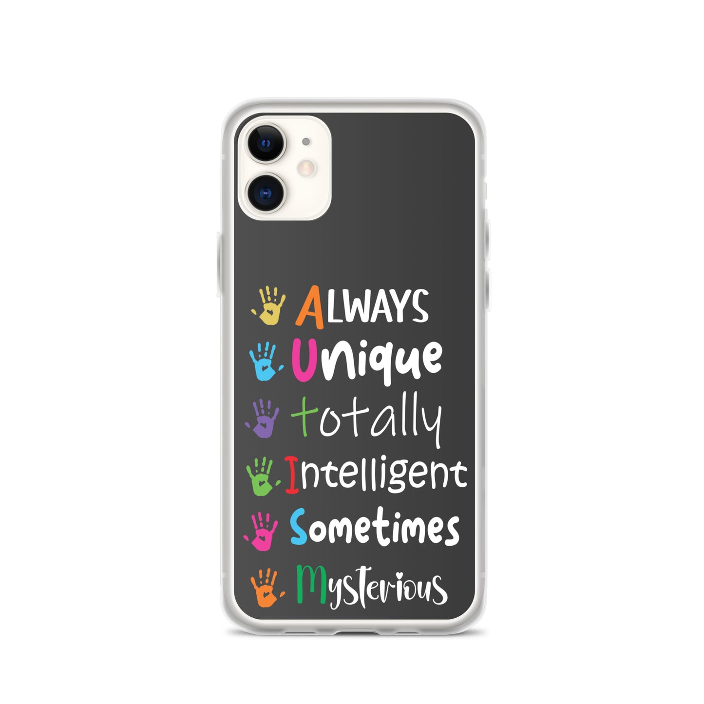 Autism Acceptance Together Eclipse Back Perfect Fit Phone Case for iPhone®