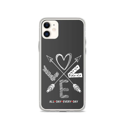 Love All Day Every Day Eclipse Back Perfect Fit Phone Case for iPhone®