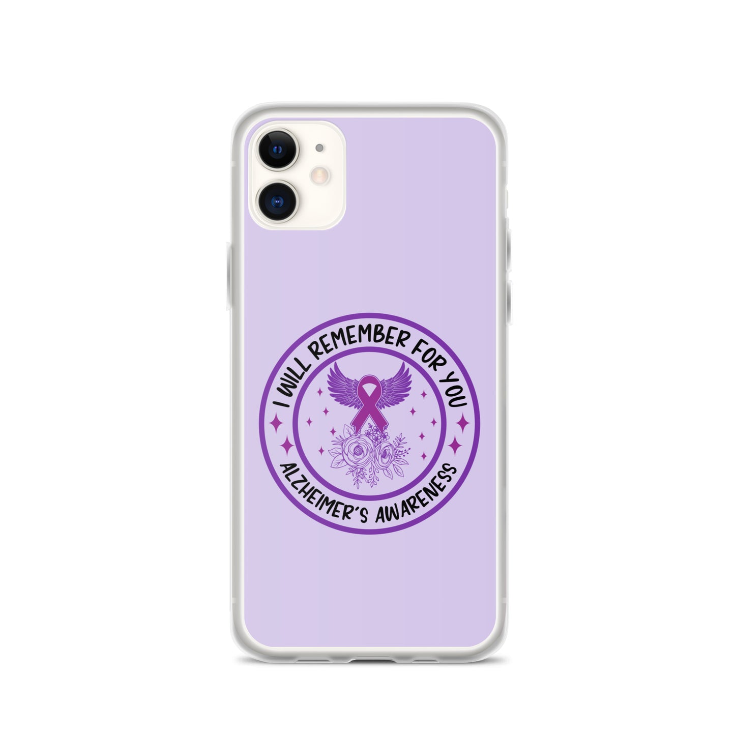 Alzheimer's Awareness Purple Perfect Fit Phone Case for iPhone®