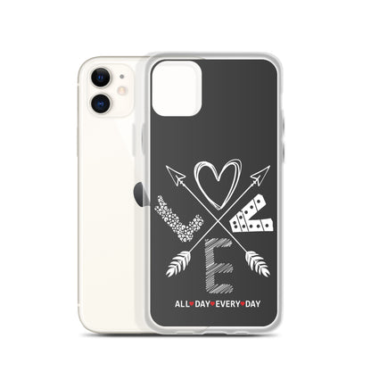 Love All Day Every Day Eclipse Back Perfect Fit Phone Case for iPhone®