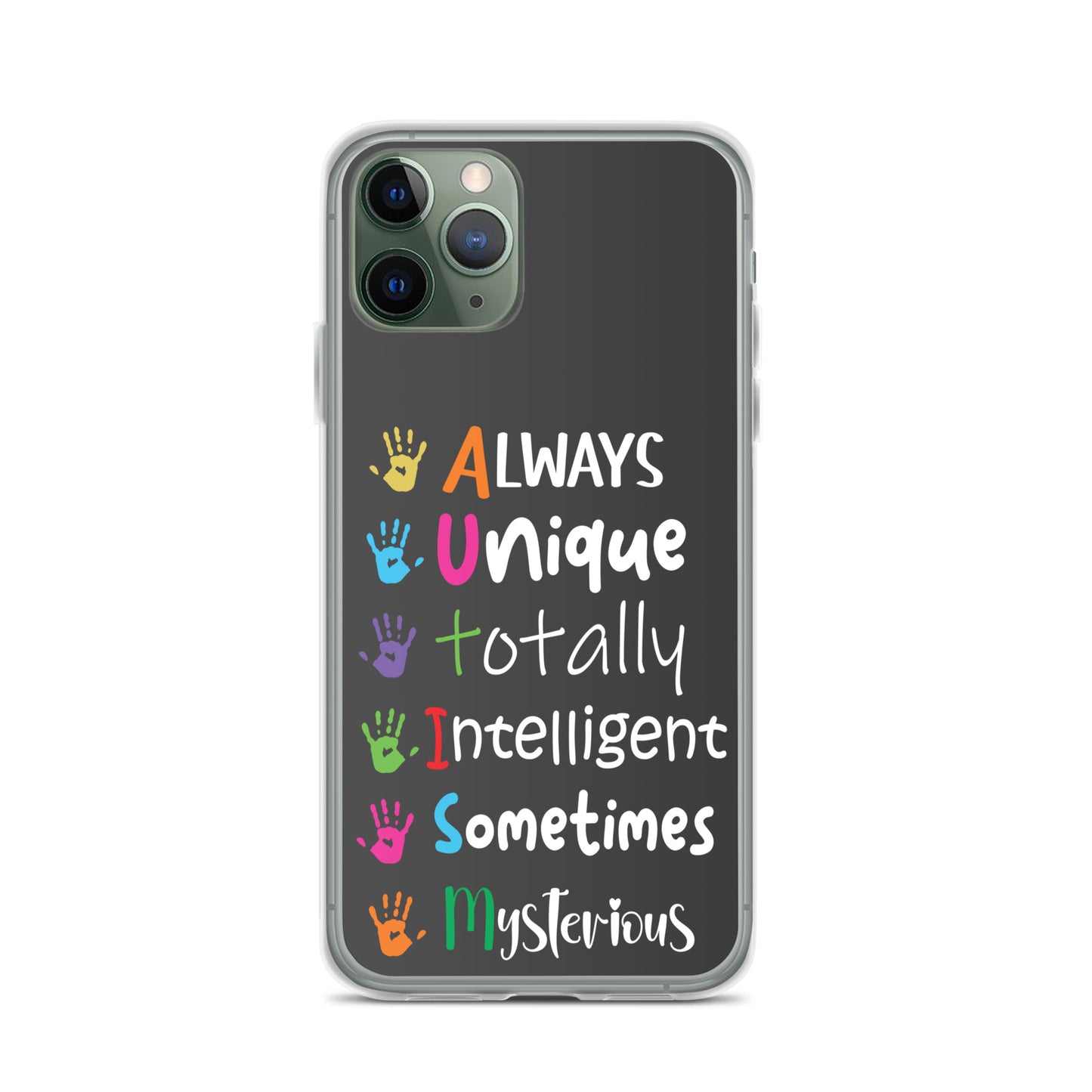 Autism Acceptance Together Eclipse Back Perfect Fit Phone Case for iPhone®