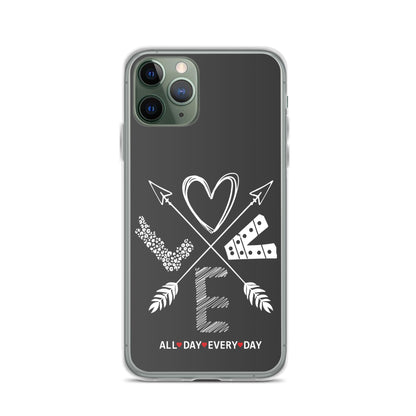 Love All Day Every Day Eclipse Back Perfect Fit Phone Case for iPhone®