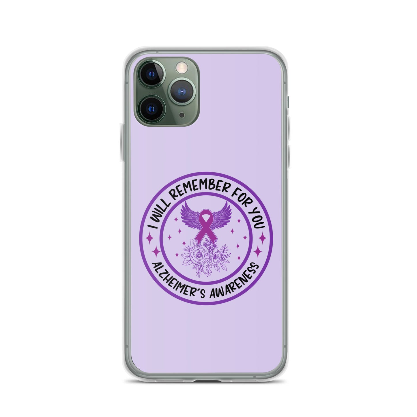 Alzheimer's Awareness Purple Perfect Fit Phone Case for iPhone®