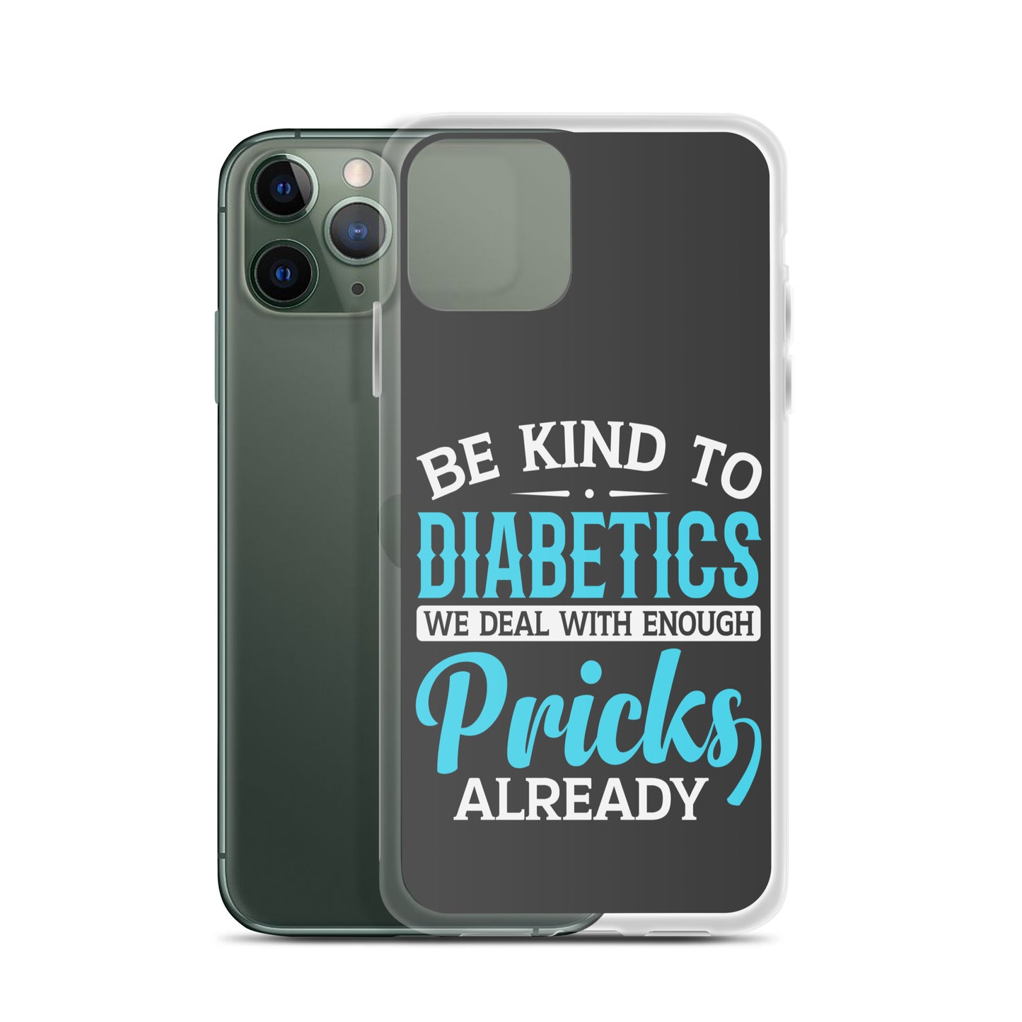 Diabetes Awareness Eclipse Perfect Fit Phone Case for iPhone®