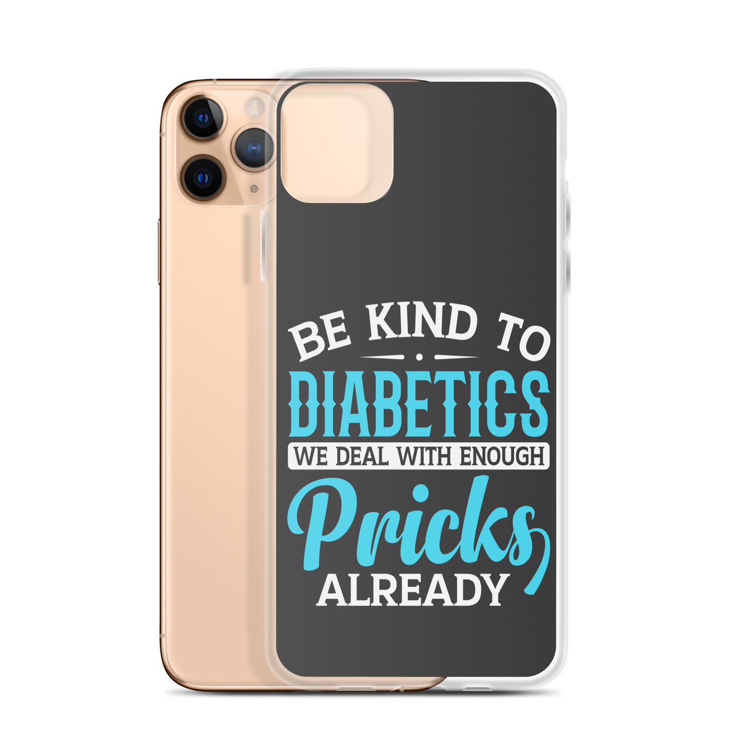 Diabetes Awareness Eclipse Perfect Fit Phone Case for iPhone®