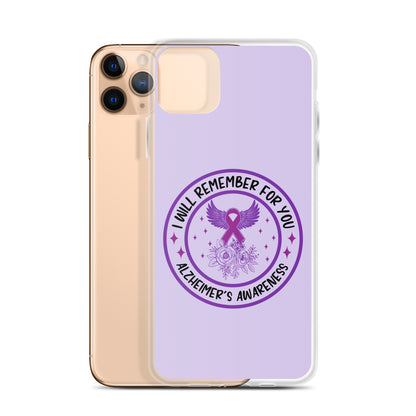 Alzheimer's Awareness Purple Perfect Fit Phone Case for iPhone®