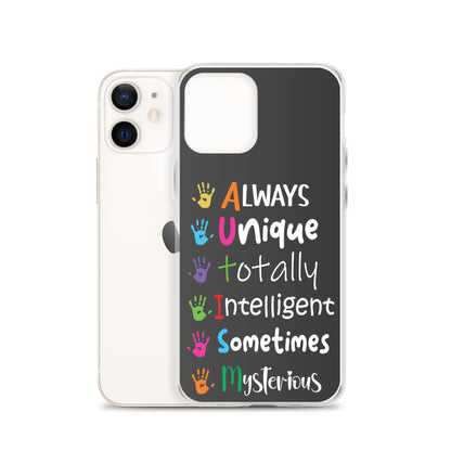 Autism Acceptance Together Eclipse Back Perfect Fit Phone Case for iPhone®