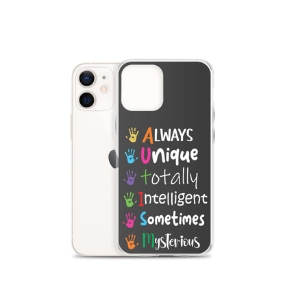 Autism Acceptance Together Eclipse Back Perfect Fit Phone Case for iPhone®