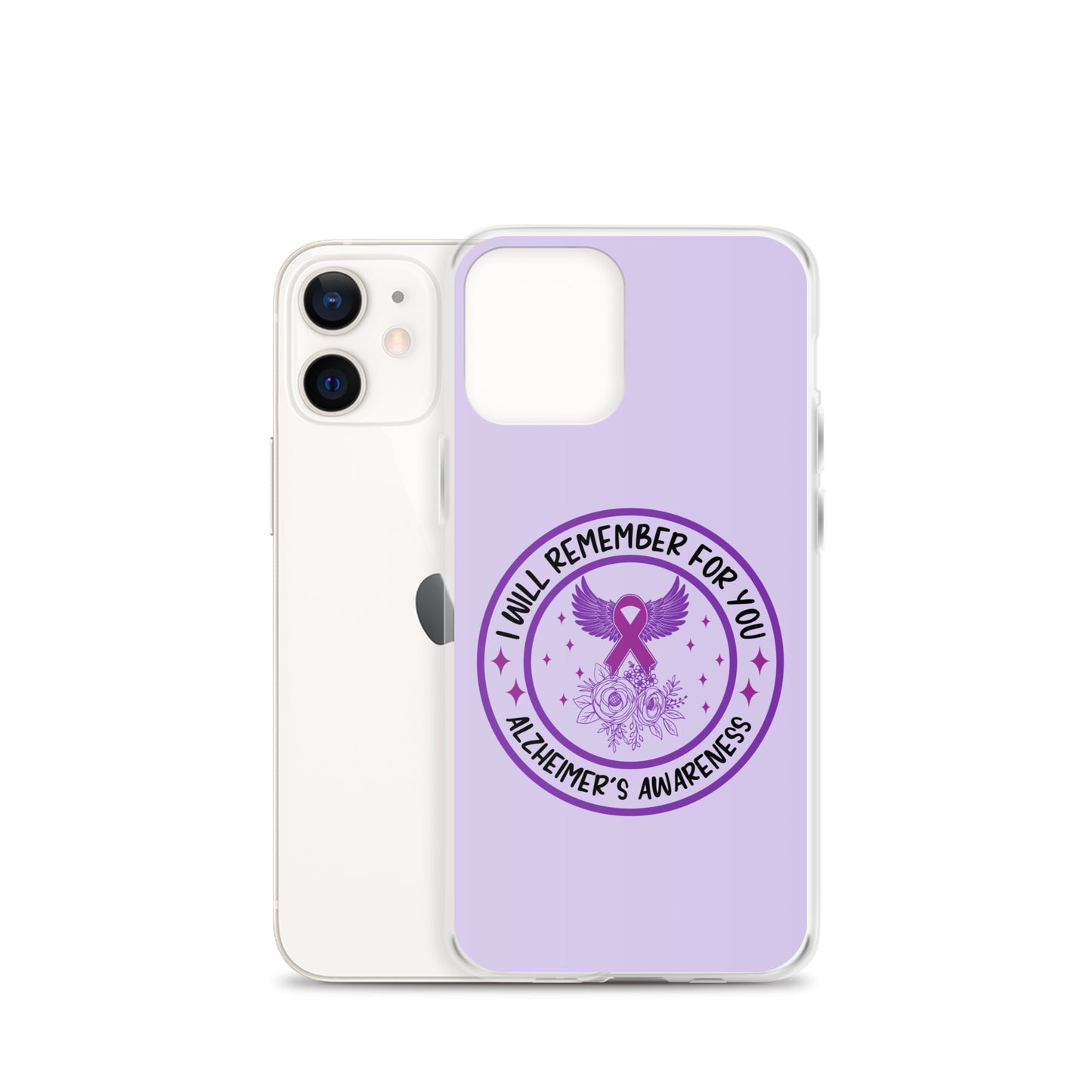 Alzheimer's Awareness Purple Perfect Fit Phone Case for iPhone®