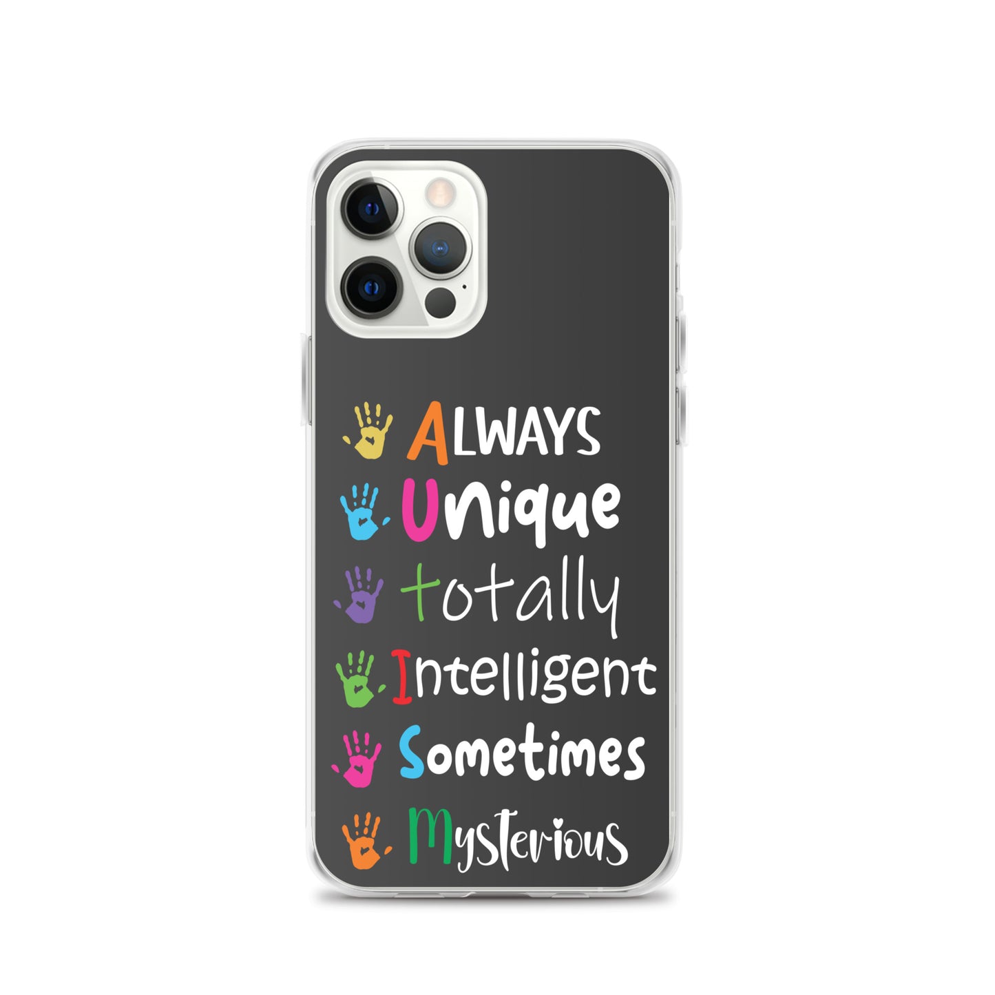 Autism Acceptance Together Eclipse Back Perfect Fit Phone Case for iPhone®