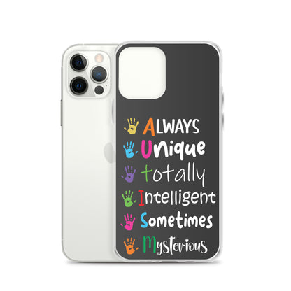 Autism Acceptance Together Eclipse Back Perfect Fit Phone Case for iPhone®