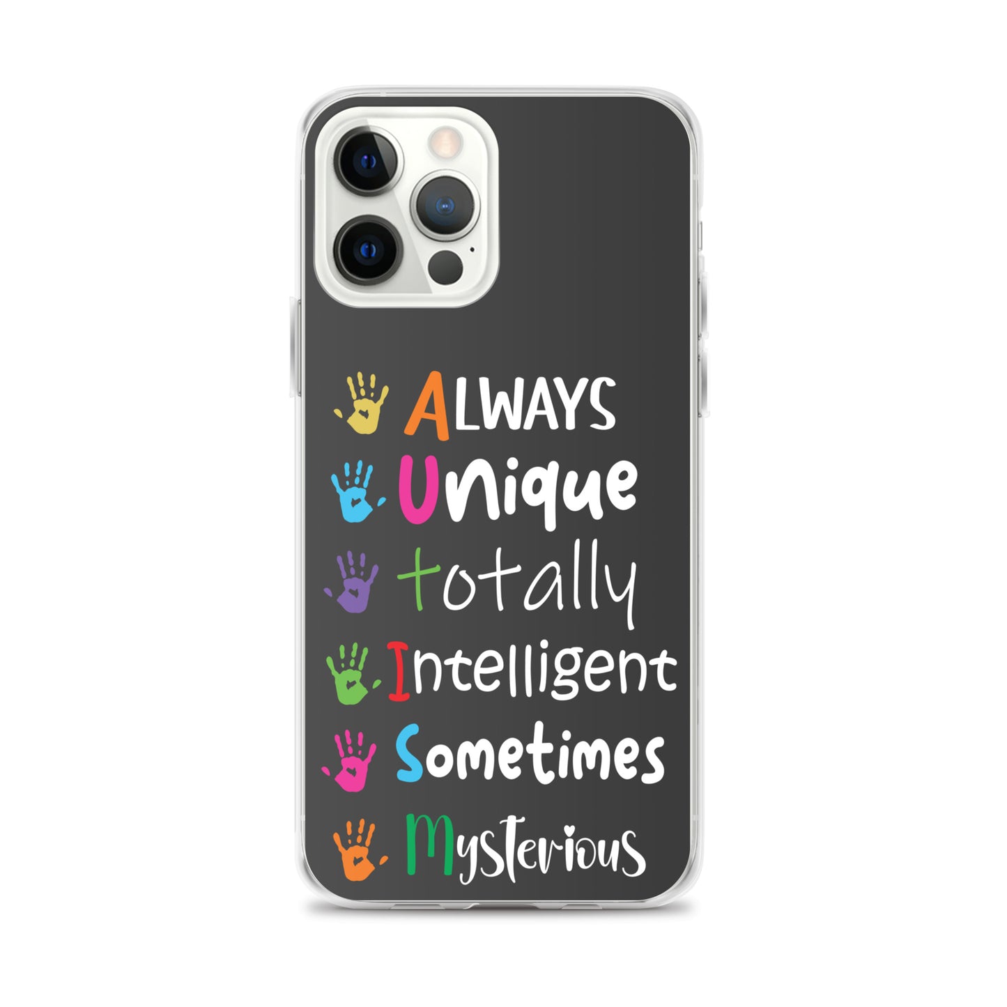 Autism Acceptance Together Eclipse Back Perfect Fit Phone Case for iPhone®