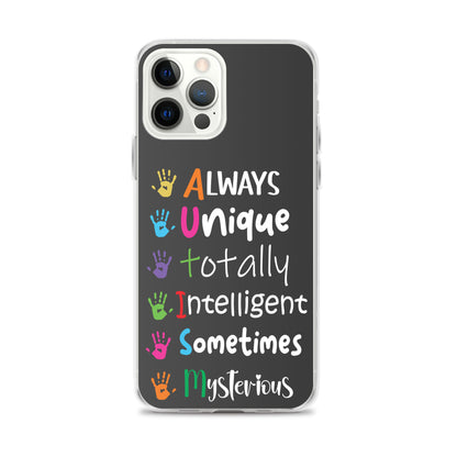 Autism Acceptance Together Eclipse Back Perfect Fit Phone Case for iPhone®