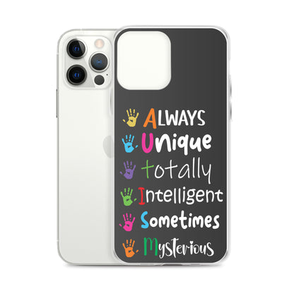 Autism Acceptance Together Eclipse Back Perfect Fit Phone Case for iPhone®