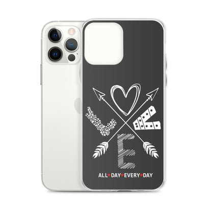 Love All Day Every Day Eclipse Back Perfect Fit Phone Case for iPhone®