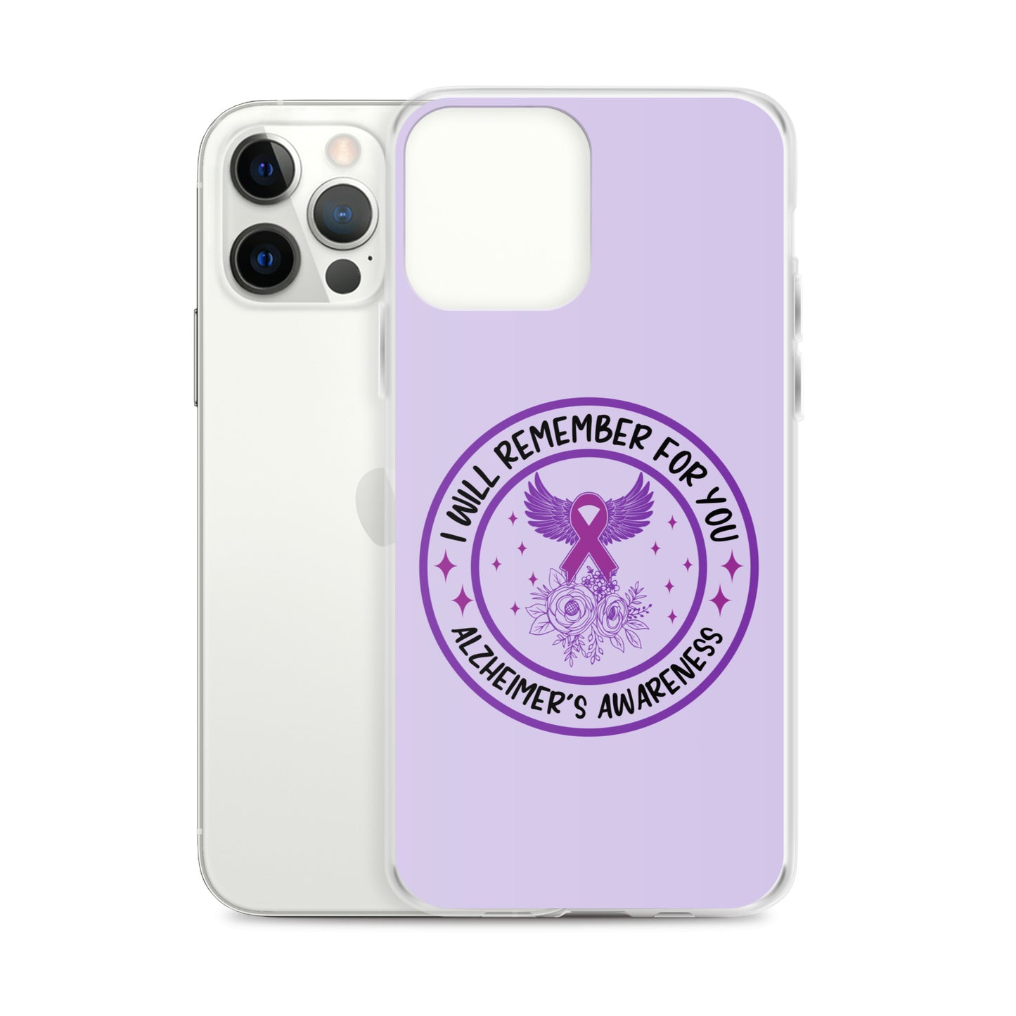 Alzheimer's Awareness Purple Perfect Fit Phone Case for iPhone®