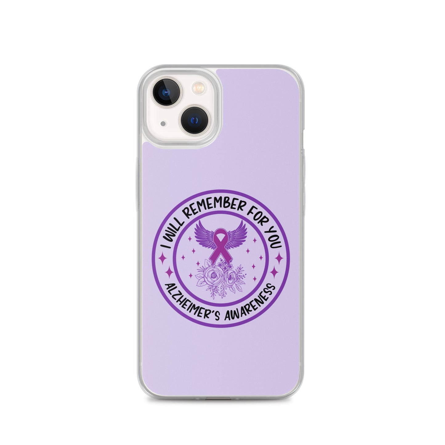 Alzheimer's Awareness Purple Perfect Fit Phone Case for iPhone®