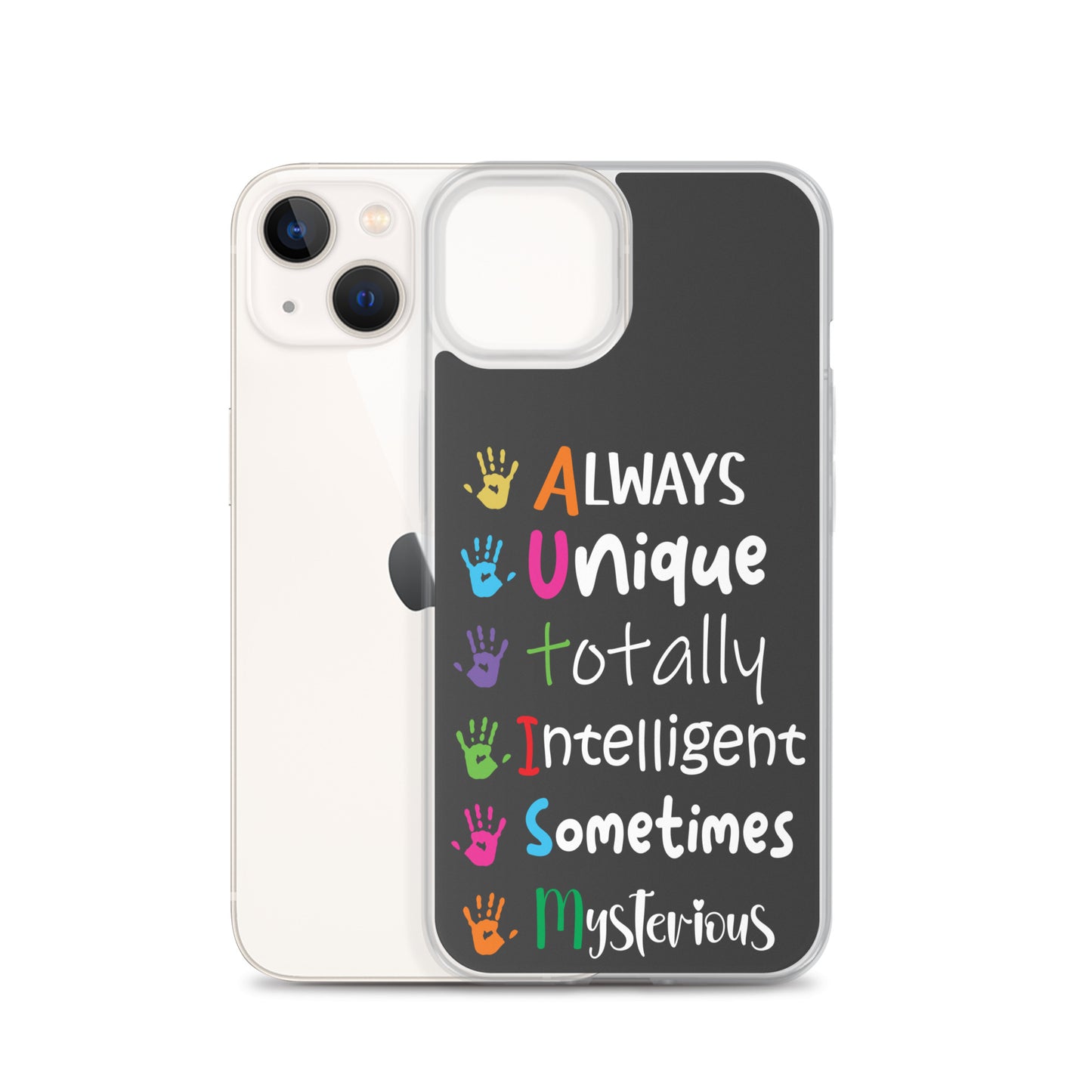 Autism Acceptance Together Eclipse Back Perfect Fit Phone Case for iPhone®