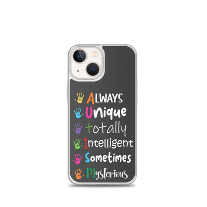 Autism Acceptance Together Eclipse Back Perfect Fit Phone Case for iPhone®