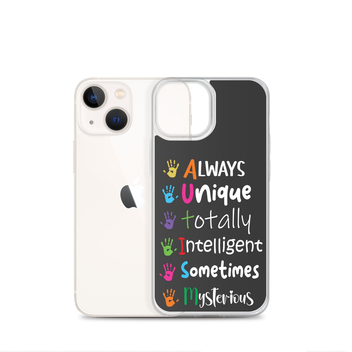 Autism Acceptance Together Eclipse Back Perfect Fit Phone Case for iPhone®