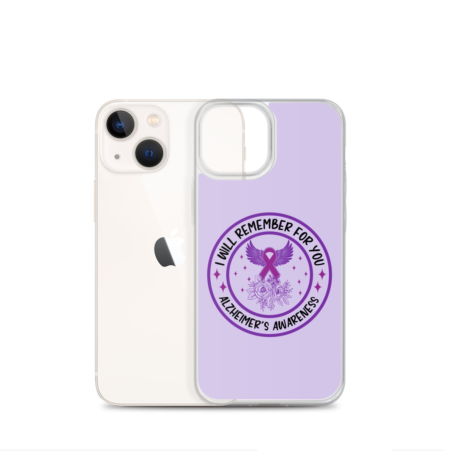 Alzheimer's Awareness Purple Perfect Fit Phone Case for iPhone®