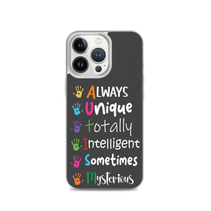 Autism Acceptance Together Eclipse Back Perfect Fit Phone Case for iPhone®