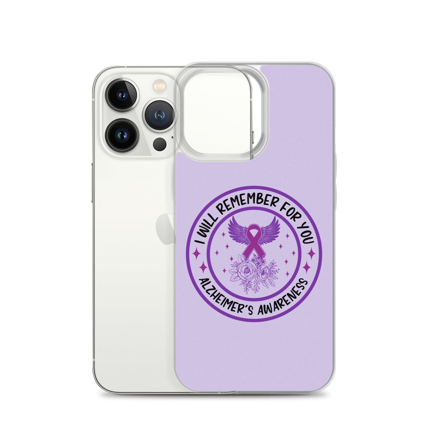 Alzheimer's Awareness Purple Perfect Fit Phone Case for iPhone®