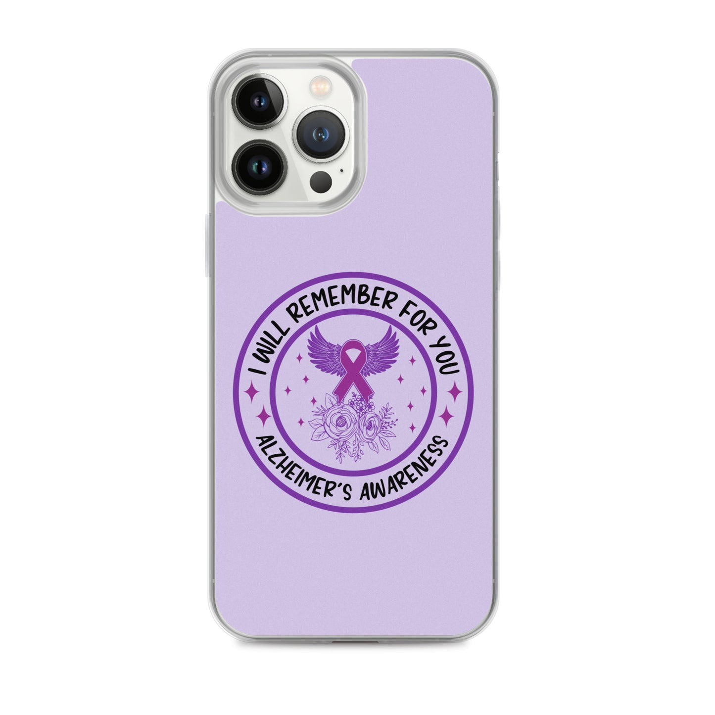 Alzheimer's Awareness Purple Perfect Fit Phone Case for iPhone®