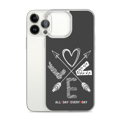 Love All Day Every Day Eclipse Back Perfect Fit Phone Case for iPhone®