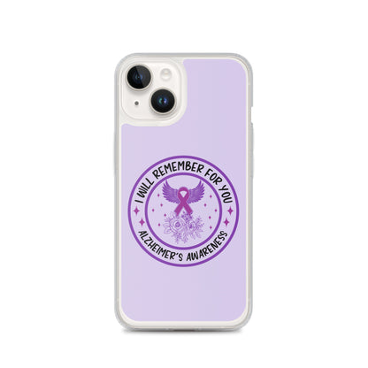 Alzheimer's Awareness Purple Perfect Fit Phone Case for iPhone®