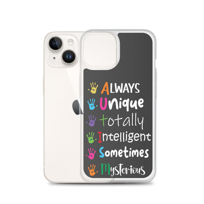 Autism Acceptance Together Eclipse Back Perfect Fit Phone Case for iPhone®