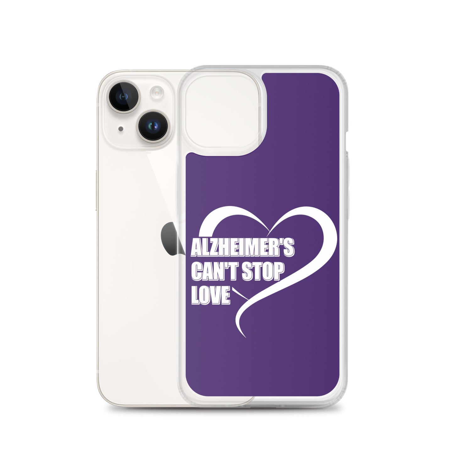 Alzheimer's Awareness Purple Perfect Fit Phone Case for iPhone®