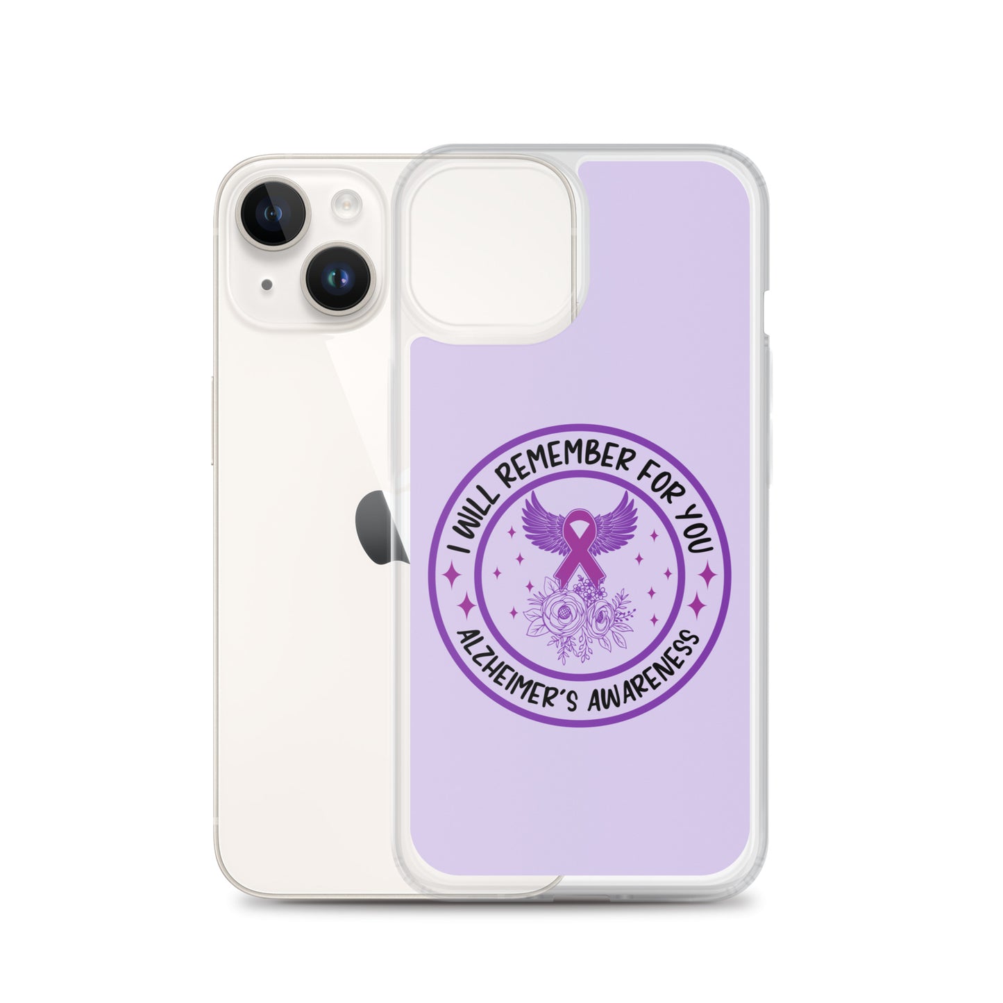 Alzheimer's Awareness Purple Perfect Fit Phone Case for iPhone®