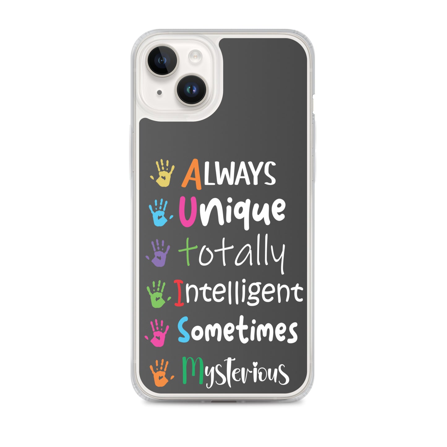 Autism Acceptance Together Eclipse Back Perfect Fit Phone Case for iPhone®