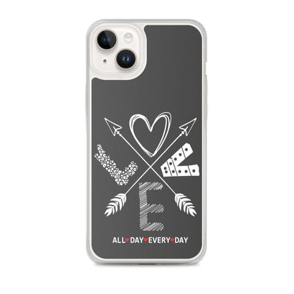 Love All Day Every Day Eclipse Back Perfect Fit Phone Case for iPhone®