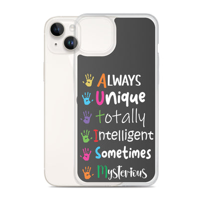 Autism Acceptance Together Eclipse Back Perfect Fit Phone Case for iPhone®