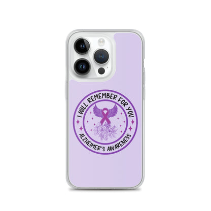 Alzheimer's Awareness Purple Perfect Fit Phone Case for iPhone®