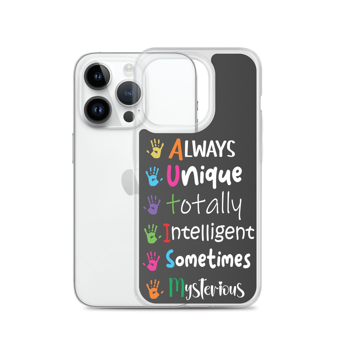 Autism Acceptance Together Eclipse Back Perfect Fit Phone Case for iPhone®