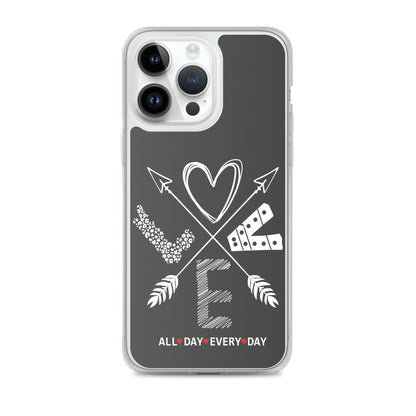 Love All Day Every Day Eclipse Back Perfect Fit Phone Case for iPhone®