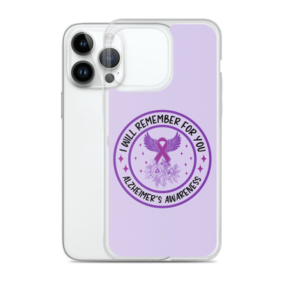 Alzheimer's Awareness Purple Perfect Fit Phone Case for iPhone®