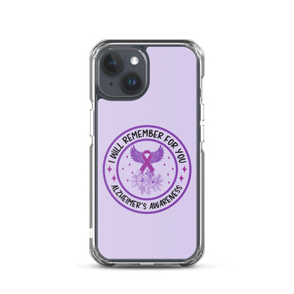 Alzheimer's Awareness Purple Perfect Fit Phone Case for iPhone®